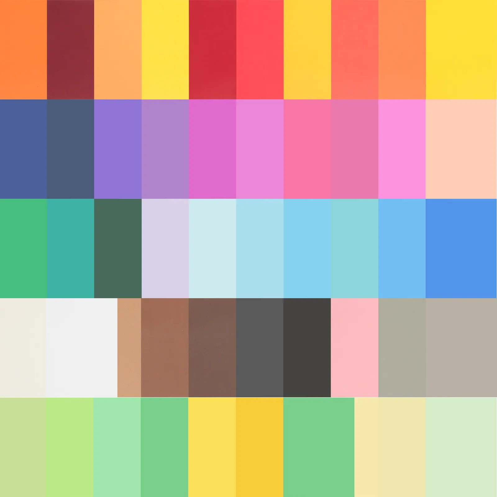 

50 листов яркой цветной бумаги для творчества, премиум-качество, для оригами, скрапбукинга, рисования и живописи