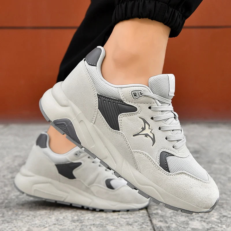 

Кроссовки, мужские туфли-лифты, осенние невидимые мужские туфли, увеличивающие рост, стелька 8 см, внутренняя спортивная обувь с сеткой, увеличивающая рост