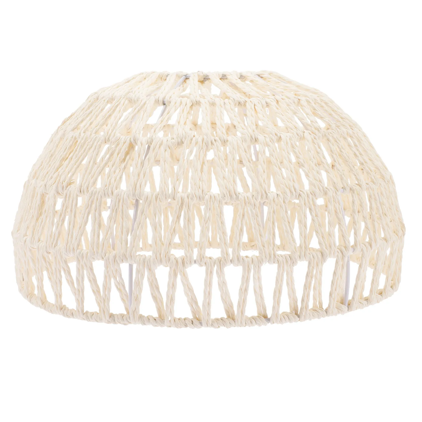

Small Rattan Lamp Shade Ceiling Light Cover Decorative Chandelier Lampshade for Living Room Bedroom Office Indoor Light