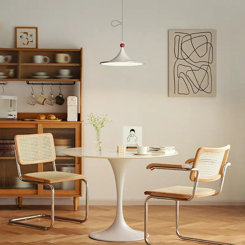 Modern Minimalist Rocker Arm LED Pendant Light Nordic Telescopic Folding Chandeliers Bedroom Restaurant Living Room Hanging Lamp