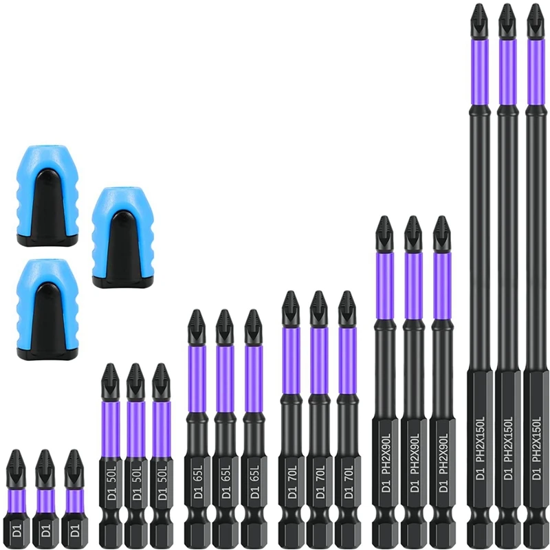 D1 Rutschfester, schlagfester Schraubendreherkopf, magnetischer Bohrer, starker magnetischer Wind, Chargenmund, Kopf mit hoher Härte, einfache Installation