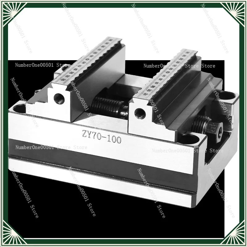 Precision 4/5‑Axis Turntable Fixture, Self‑Centering CNC Concentric Flat Pliers 3‑5 Inch for CNC Machining Center