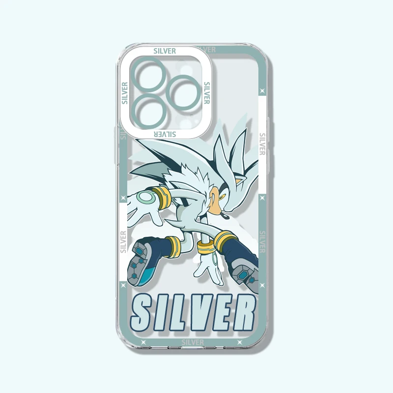 Cartoon Game S-SONIC Phone Case For Samsung A57 A07 A36 A26 A56 A16 A06 A55 A35 A25 A15 A05 A54 A34 A24 A14 A13 A53 Clear Cover - view 5