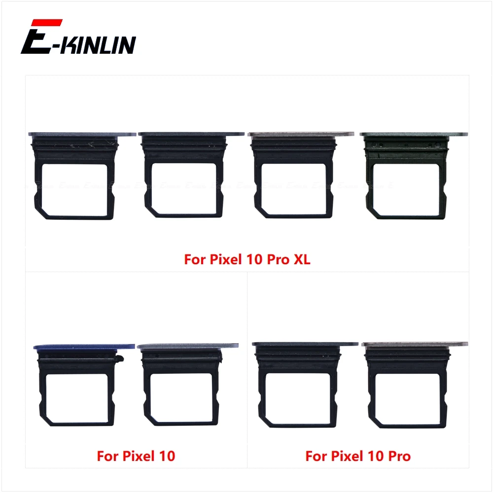 Sim Card Socket Slot Tray Reader Holder Connector Adapter Container Parts For Google Pixel 10 Pro XL