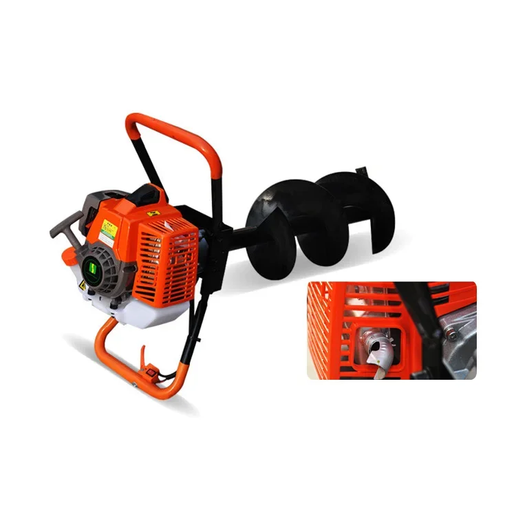 Four Stroke Deep Hole Boring Digging Machine Hole Digger Ice Drill