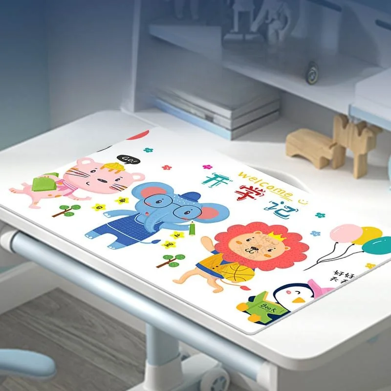 

Student Children's Silicone Table Mat Waterproof Study Desk Pad Eye Protection Writing Pad Computer Desk Cloth Office Tablecloth
