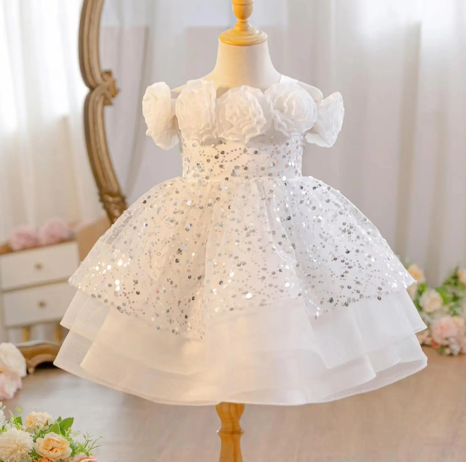 robe-de-fete-pour-bebes-filles-avec-fleurs-et-paillettes-robes-de-fete-pour-enfants-vetements-pour-enfants-robe-a-bretelles