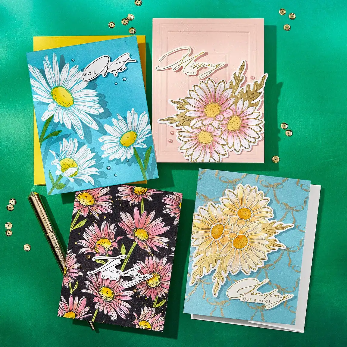 Wildflowers Daisies Ferns Frame Note Cutting Dies Stamps Stencil Press Plate For DIY Scrapbook Craft Decoration 2025 Spring New
