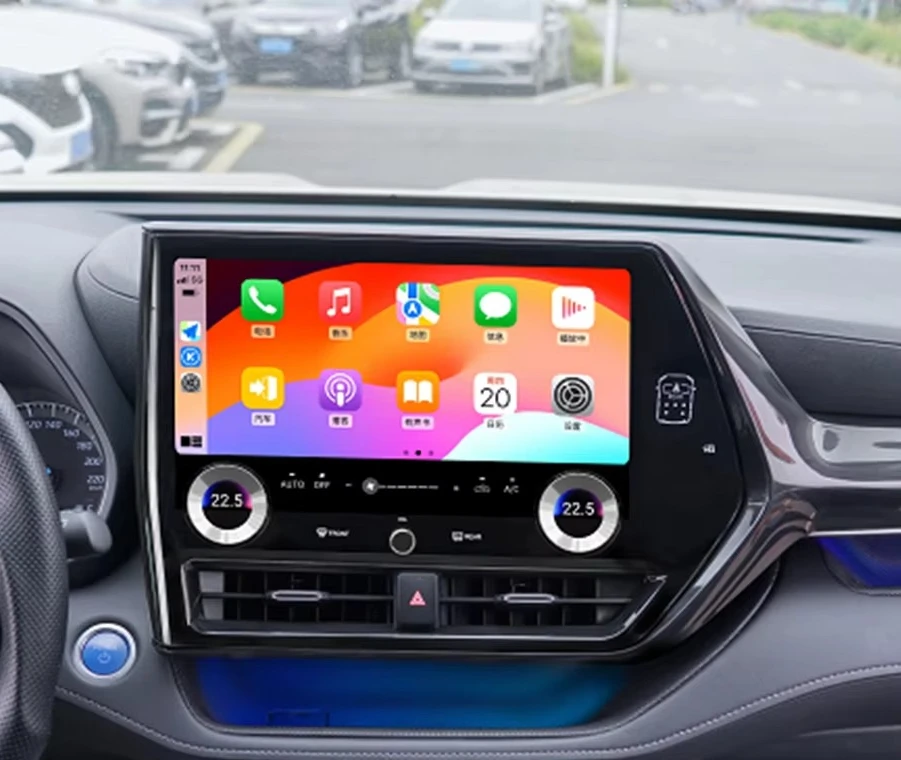 Qualcomm 13.3'' for Highlander 2021-2023 Touch Screen Auto Stereo Auto Wireless Carplay Multimedia Player Head Unit