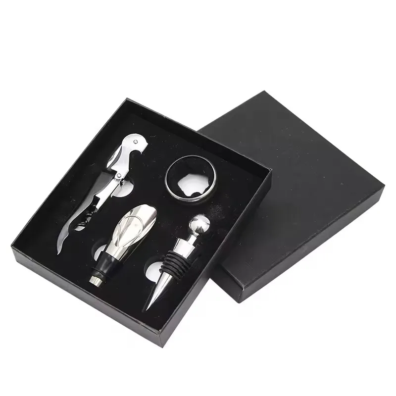 Hot Selling Bar Tools Wine Bottle Opener Easily Use Custom Wooden Handle Corkscrew Wine Bottle Opener