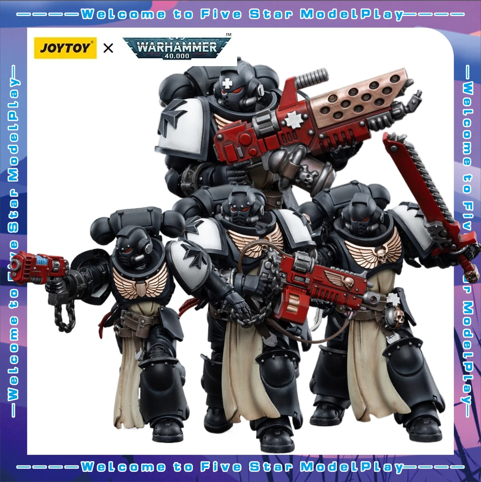 

【FS】1/18 JOYTOY Warhammer 40K Black Templars Army Action Figures Model Toys