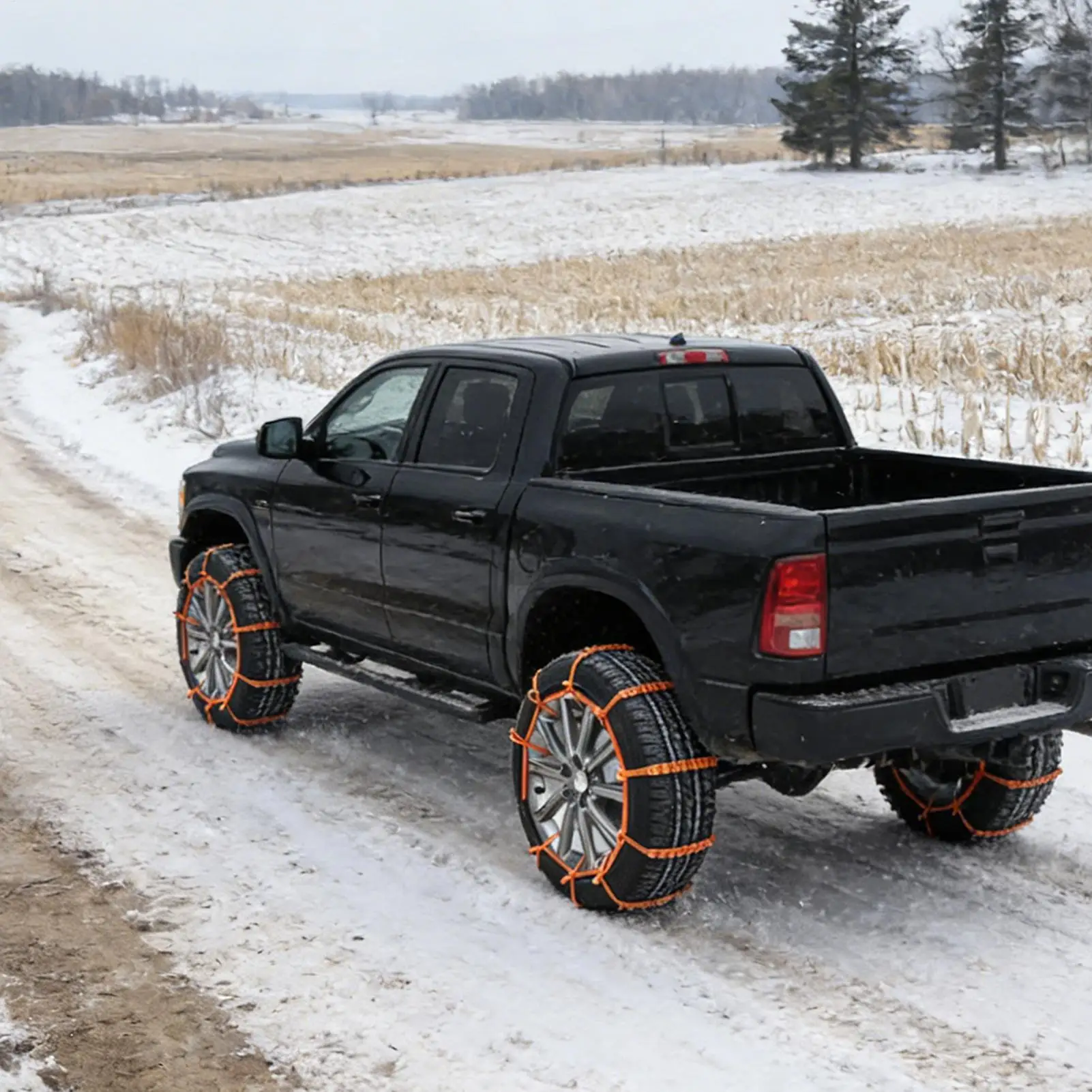 

Шины на молнии для снега, 40 шт., противоскользящие регулируемые снежные цепи, зимний тяговый ремень для зимы, ледяные грязевые дороги, транспортные средства