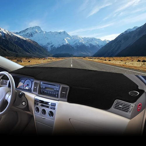 Imagen 2 del producto Para Toyota Corolla E120 E130 2002 2003 2004 2005 2006 2007 alfombrilla para salpicadero de coche parasol cubierta antideslizante Accesorios