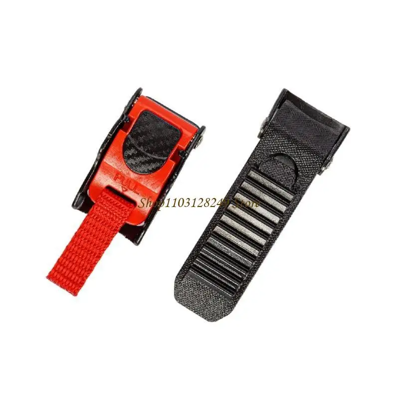 N5KD Motorcycle Helmets Buckle Quick Release Mechanism Adjustable Positions Plastic Fastener Helmets Chin Strap Adapter