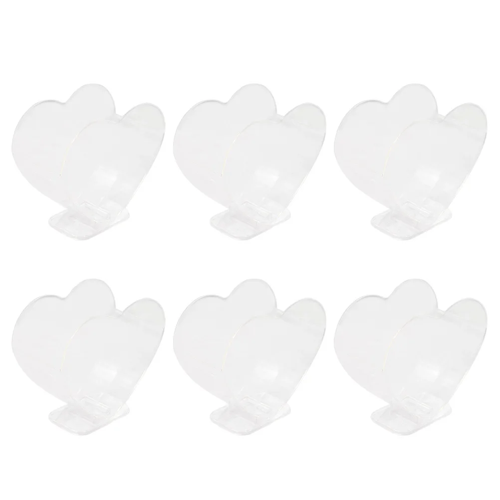

30Pcs Crystal Clear Heart Dessert Cups Reusable Plastic Mousse Containers for Tiramisu Jelly Pudding Yogurt Catering Events