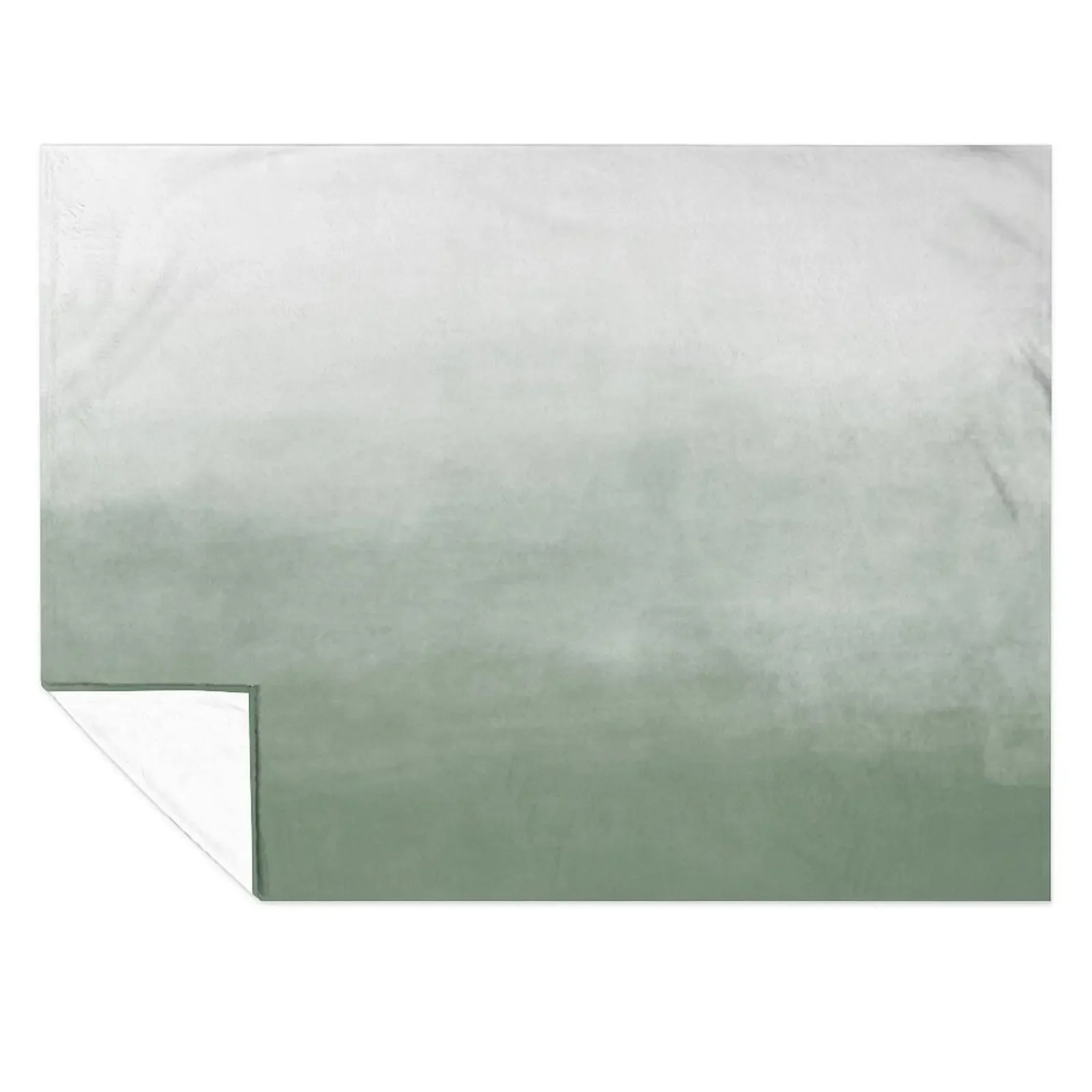 

Ombre Paint Color Wash (sage green/white) Throw Blanket Luxury blankets and throws Stuffeds Large Blankets