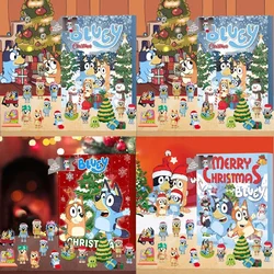 Bluey bingo-子供のためのPVCアクションフィギュア,子供のおもちゃ,コレクションモデル,クリスマス,誕生日プレゼント,2024