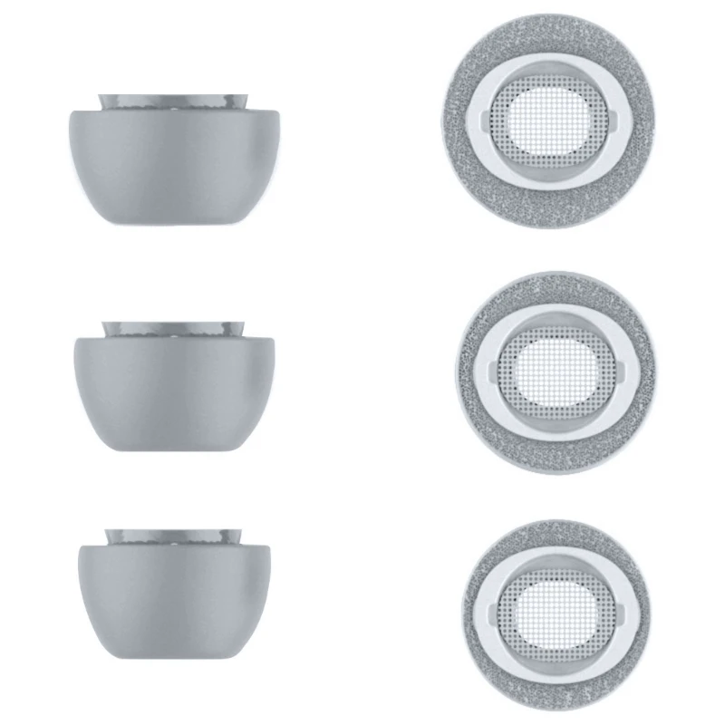 3 أزواج من أطراف الأذن الناعمة من الفوم للبراعم 3Pro، سدادات أذن محسنة لختم الصوت