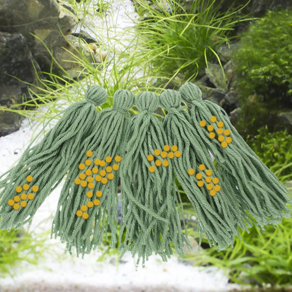 

10 Pcs Spawn Mop Fish Tank Aquarium Spawning Mops Hatching Brush Accessory