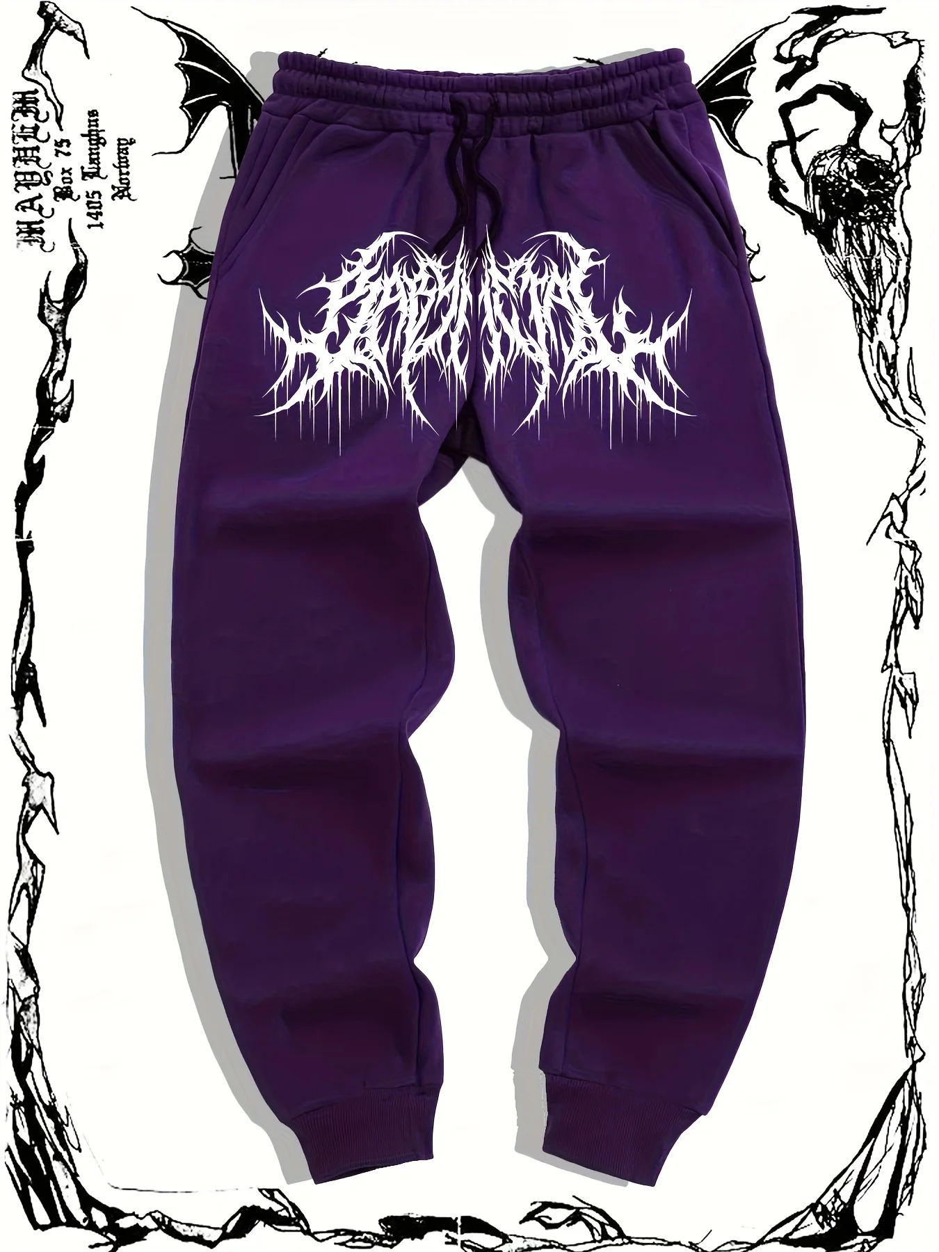 

Готический тренд с принтом, модные универсальные однотонные брюки в стиле Харадзюку для бега на открытом воздухе, фитнеса, дышащие повседневные удобные мужские спортивные штаны