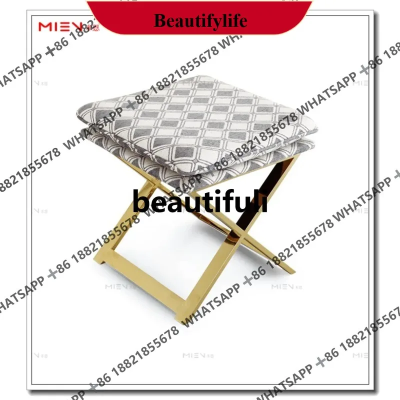 

Q178 Modern light luxury dressing stool bedroom makeup stool