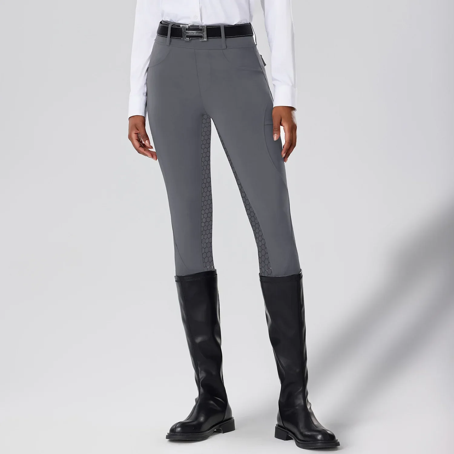 Four Seasons Breeches Professionelle Reitsporthose für Damen, Silikon-Anti-Rutsch-Hose, verschleißfest, hochelastisch