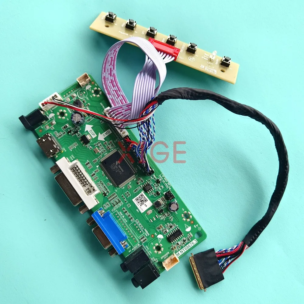 

Для N164HGE-L11 N164HGE-L12 плата драйвера контроллера LVDS 40-контактный 16,4 "1920x1080 DVI VGA матрица для ноутбука HDMI-совместимый комплект «сделай сам»