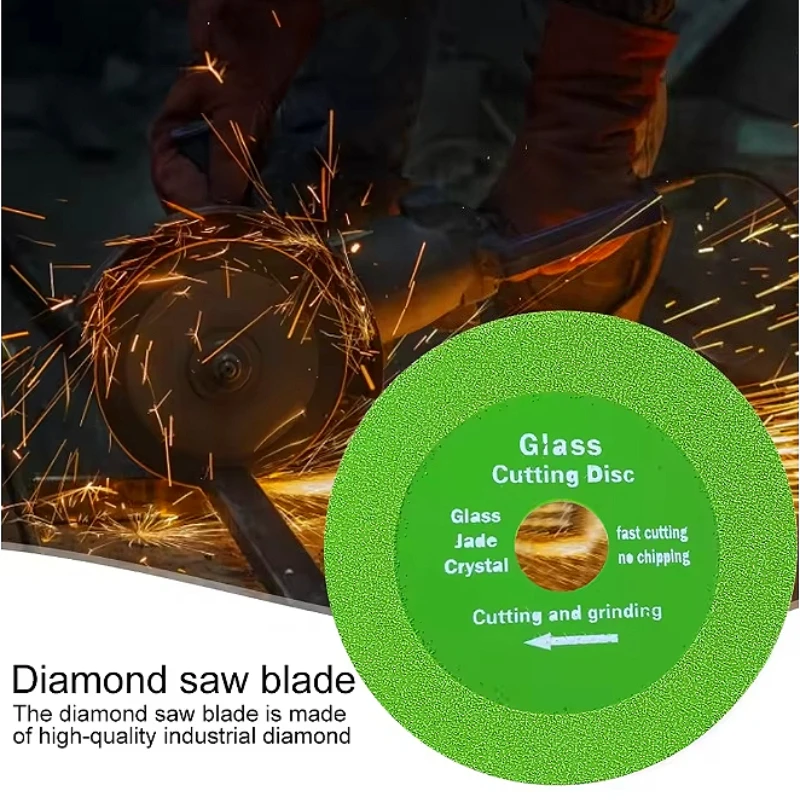 

1 шт., 100/125 мм, режущий диск для стекла, алмазный мраморный пильный диск, керамическая плитка, нефрит, полировка, режущий инструмент, острая пайка, шлифовка бутылки