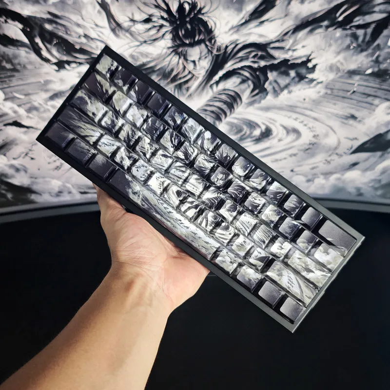Wan Yao Tu Lu Chuan Anime Theme Keycaps Mechanical Keyboard Cross Axis Pc Game Keyboard Collection Gifts Custom Keycaps