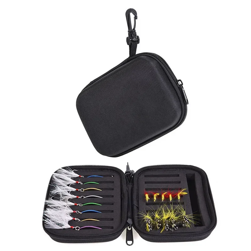 

High Quality Fishing Lure Bag 16cm*11cm*5cm Spoon Fly Lure Jig Head Container Fishing Bag Large Capacity Lure Storage Bag Tackle