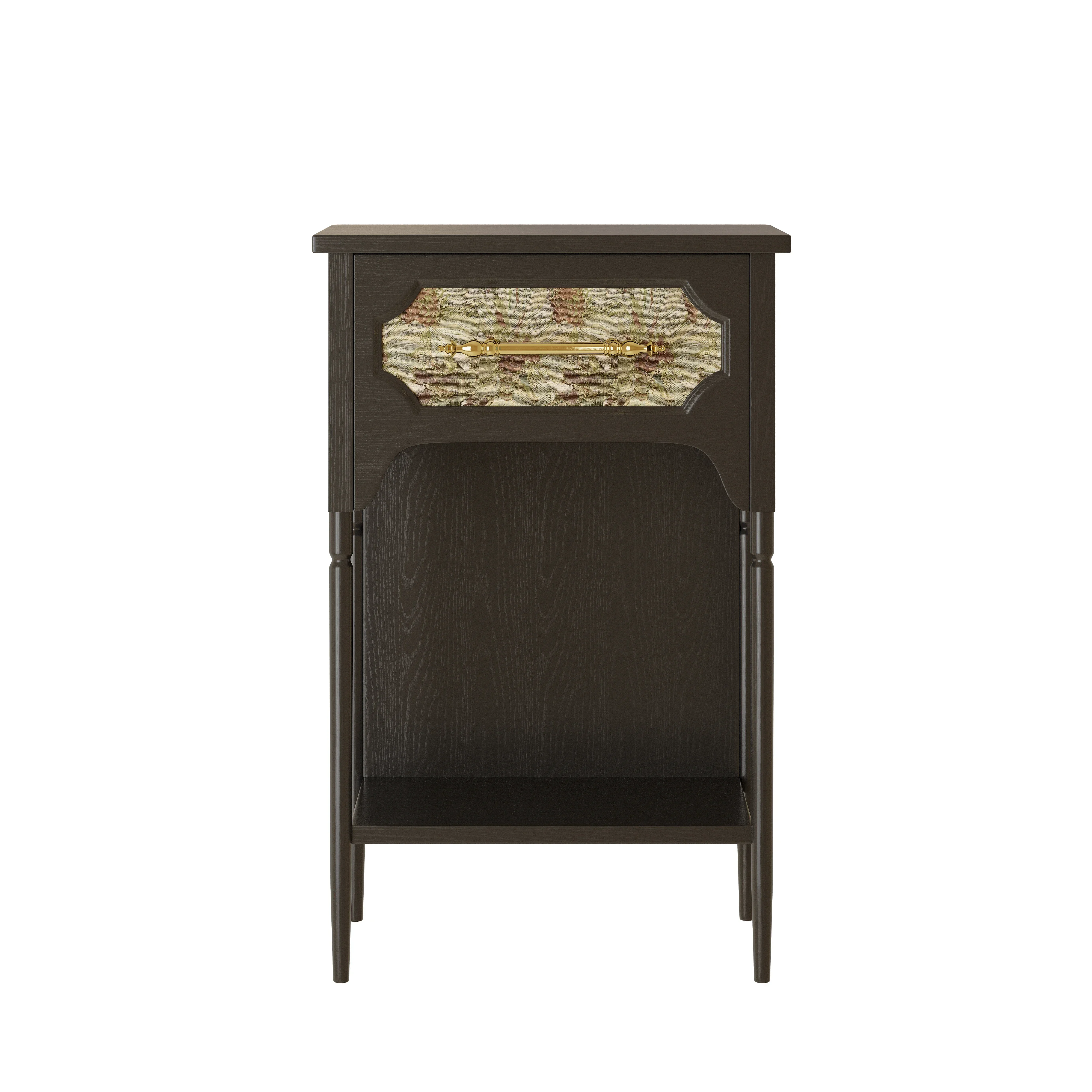 Printed bedside table Household bedroom Bedside table Wall side table