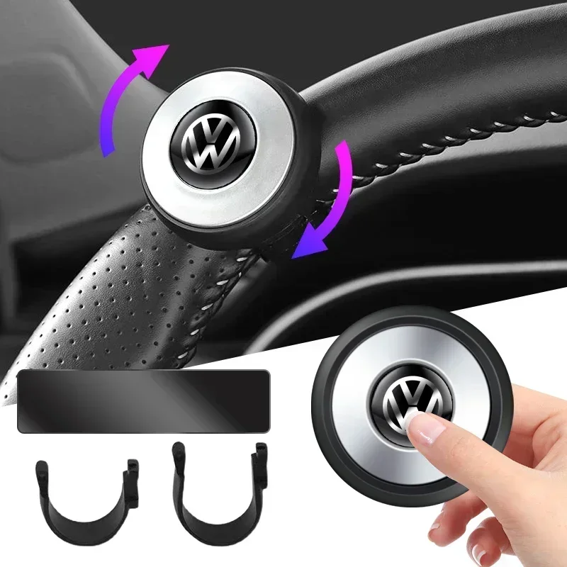 New Car Knob 360 Degree Steering Wheel Ball Shaped Booster Spinner Auto Accessories For Volkswagen VW Golf 4 Motion Polo CADDY