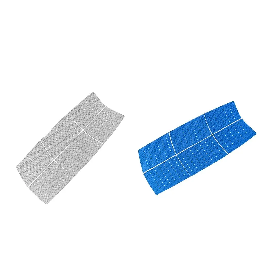 

Lovoski 6pcs Diamond Grooved EVA Surfboard Traction Pad Deck Grip Tail Pads