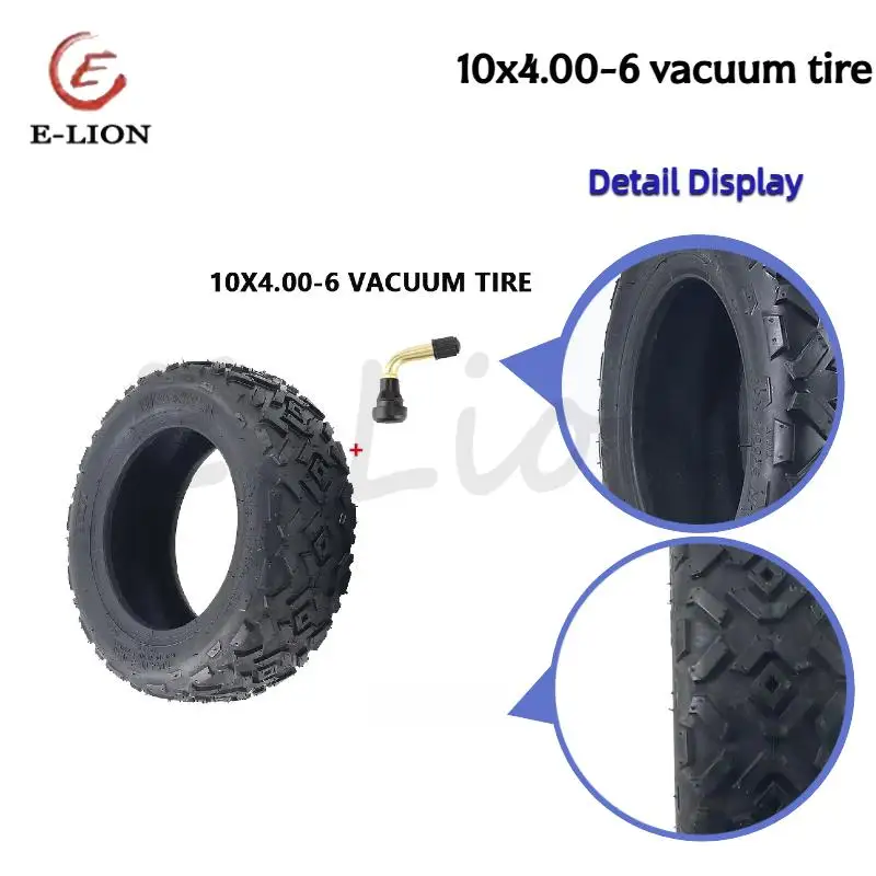 

10X4.00-6 off-road vacuum tire for Electric Scooter 10 inch Balance Vehicle Off road Tire Accessories
