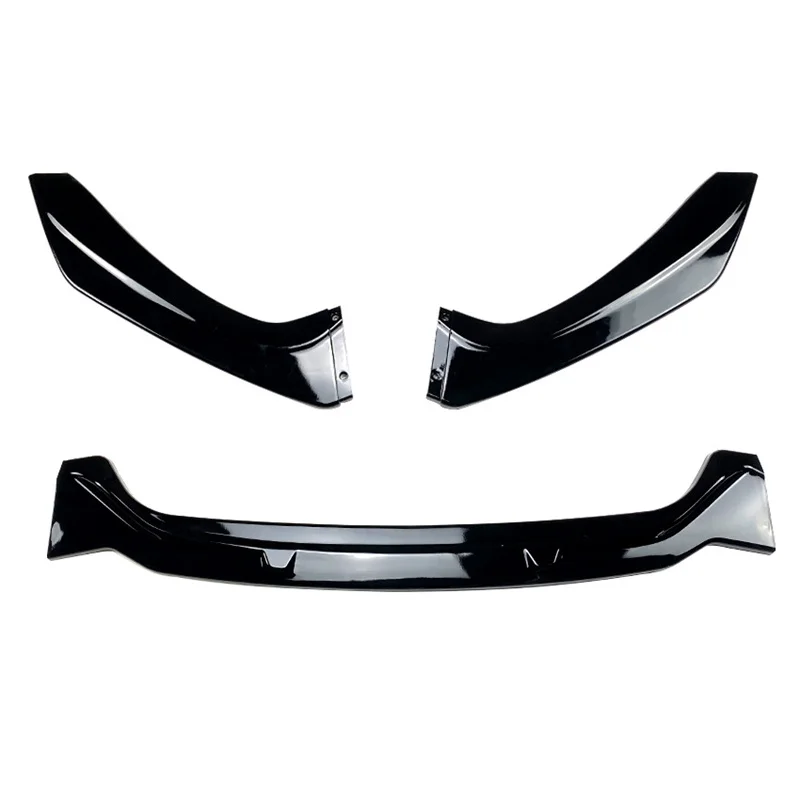 2015-2019 For BMW 1 Series F20 F21 M-Pack 118i 120i Glossy Front Chin Bumper Front Skirt Spoiler Lip Wing Body Kit Splitter Trim