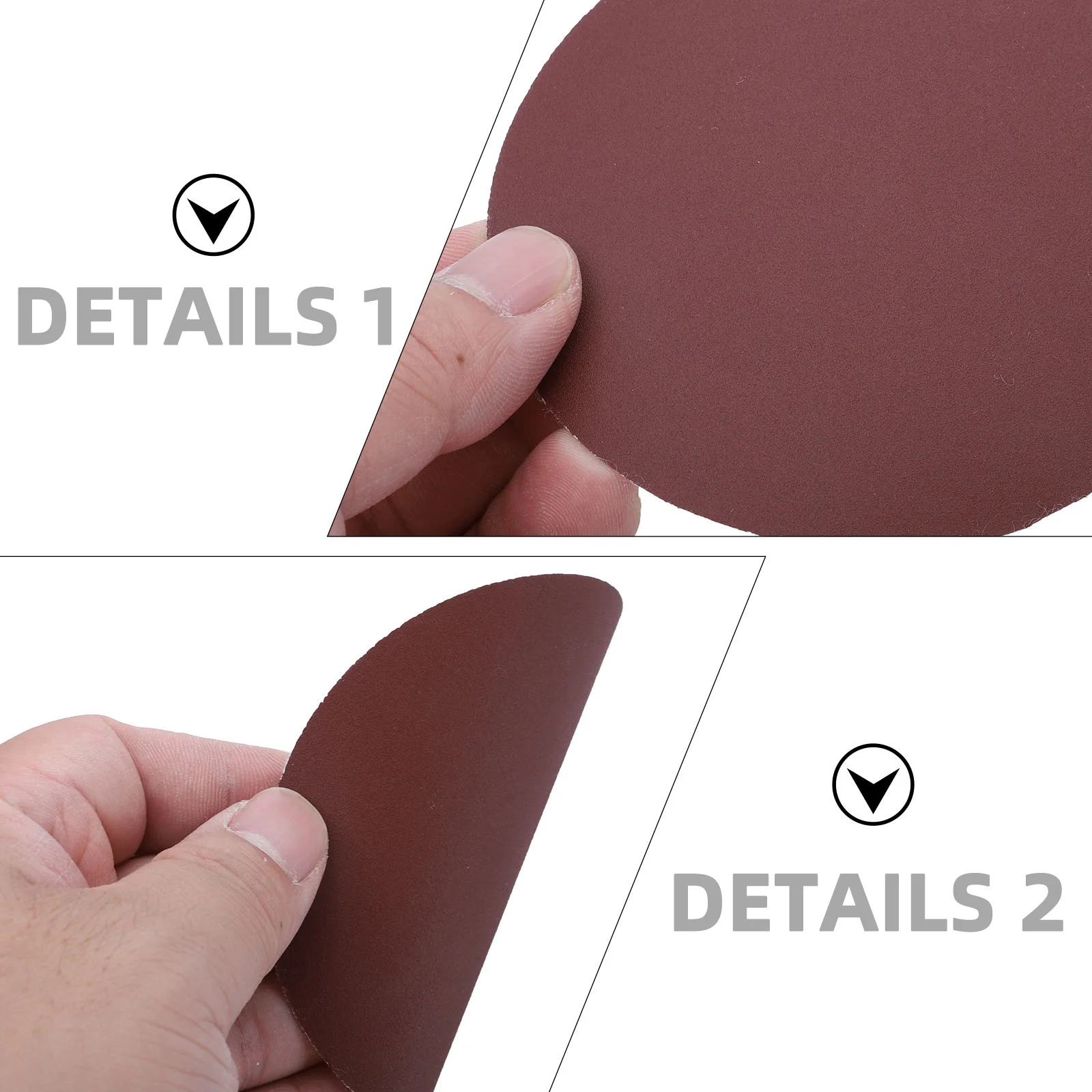 

20pcs Self Adhesive Sandpaper Round Sanding Discs Waterproof Wear Resistant For Wet Dry Polishing Automotive Woodworking