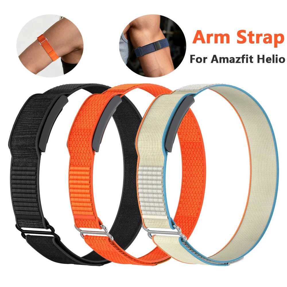 

Arm Strap For Amazfit Huami Helio Adjustable Nylon band Breathable Sport Band for Fitness Tracker Loop Replacement Bicep Strap