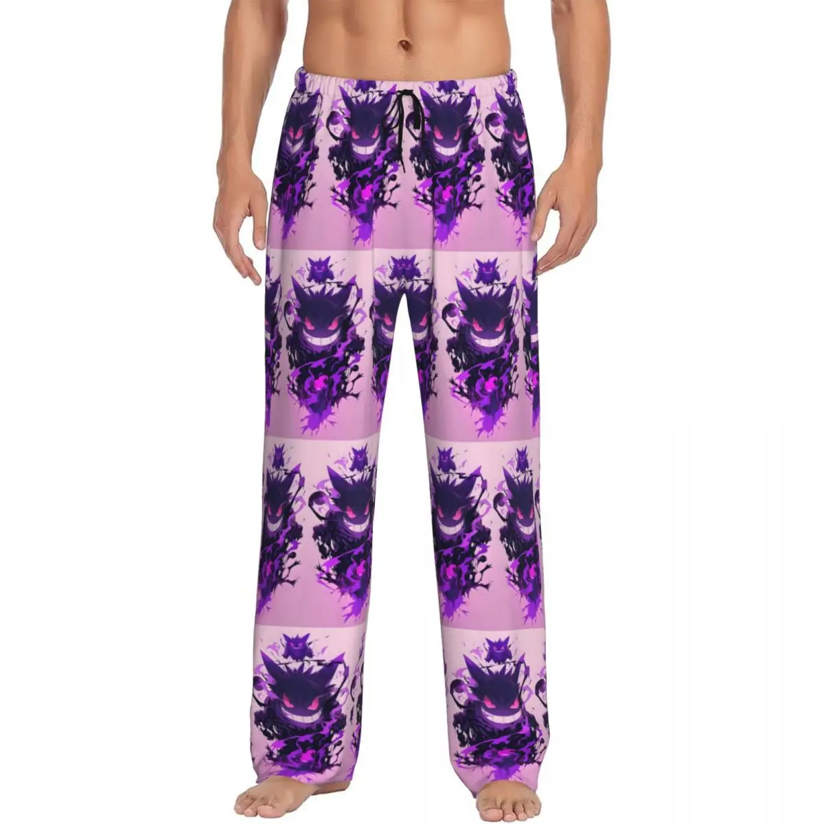 

Custom Print G-Gengares Pajama Pants Men Evil Smile Sleep Sleepwear Bottoms with Pockets