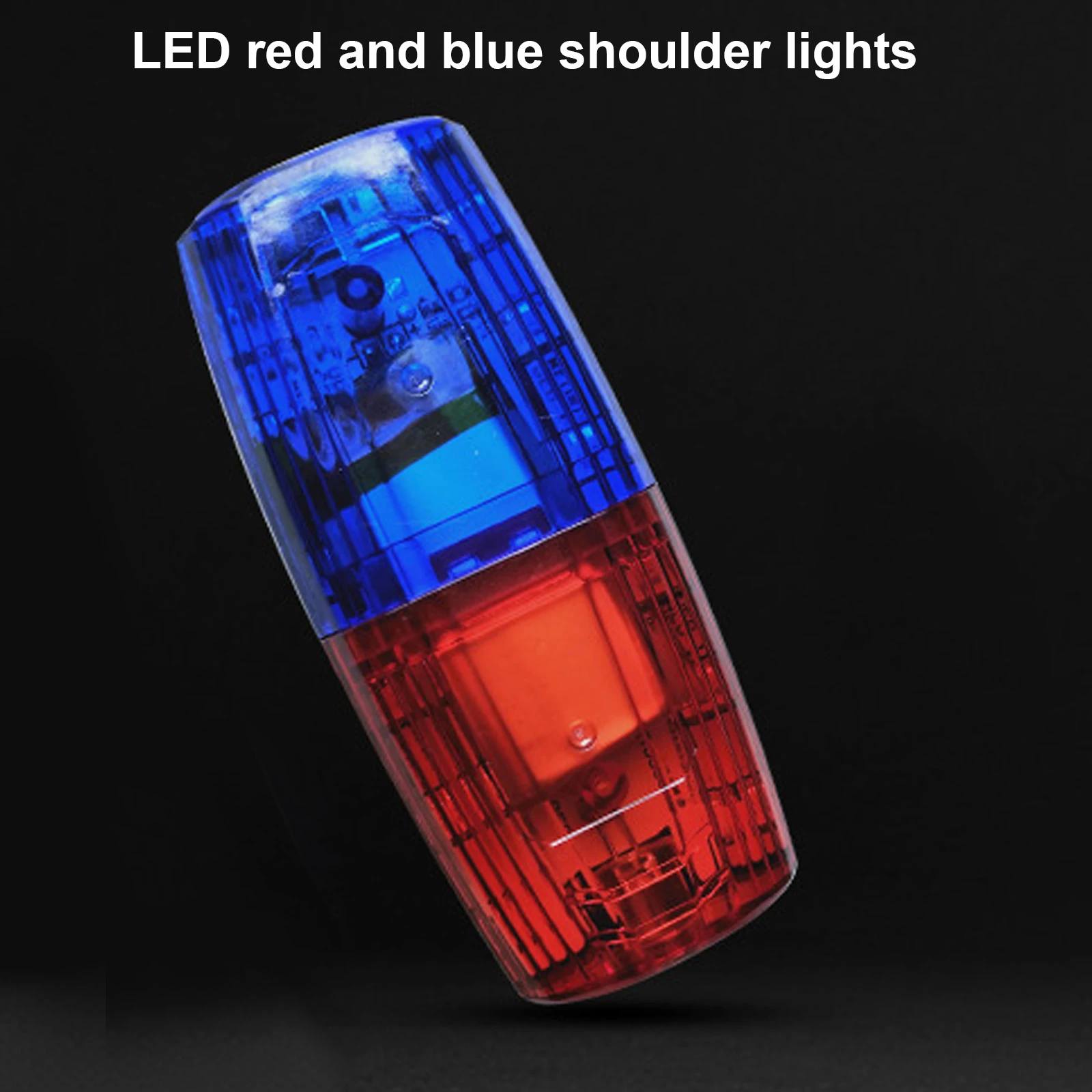 LED Red Blue Multifunction Clip Flashing Warning Safety Shoulder Police Lights USB Charging Emergency Lamp Bicycle Accessories