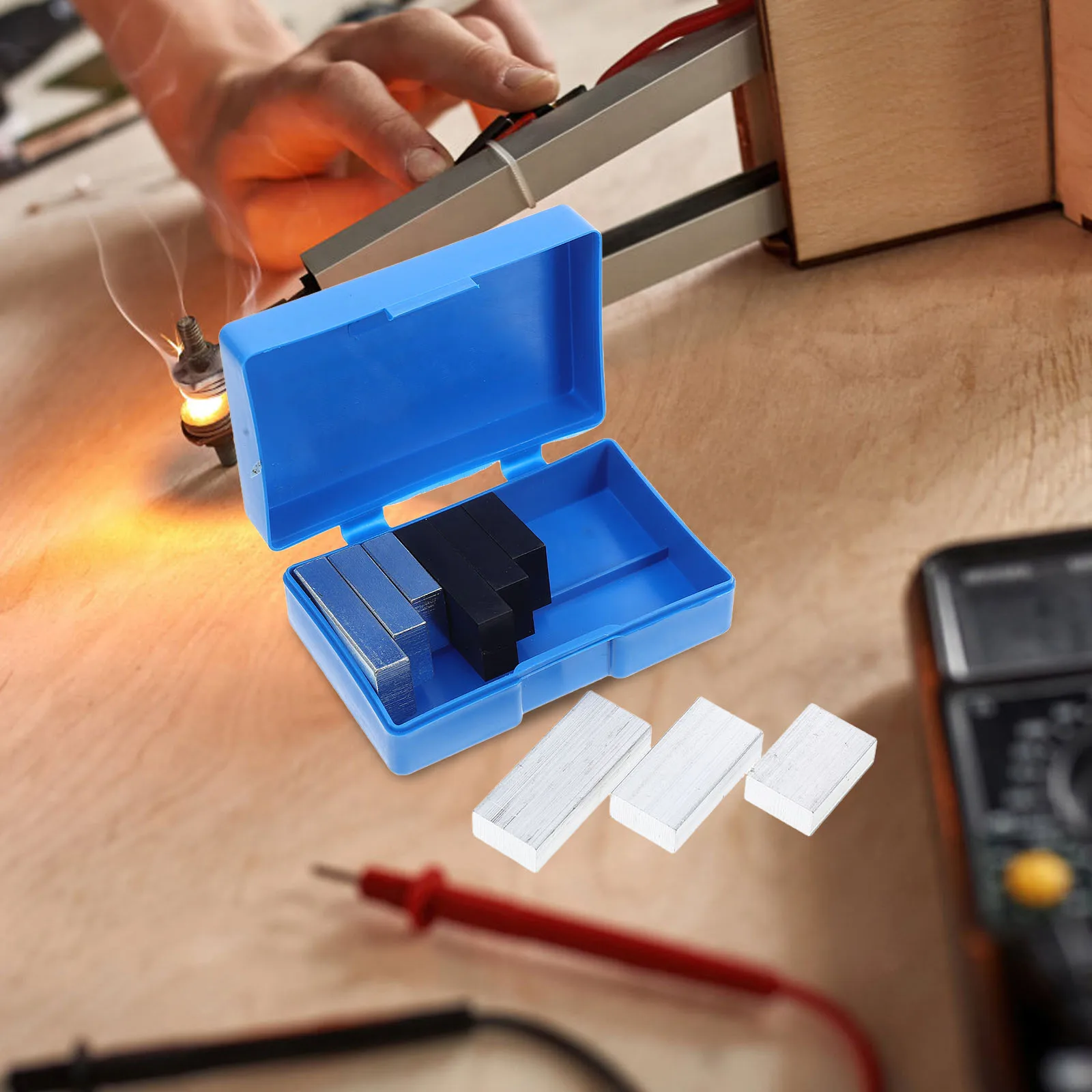 Density Experimental Equipment Display Element Block Aluminum Cubes Heat Dissipation Alloy High for Science