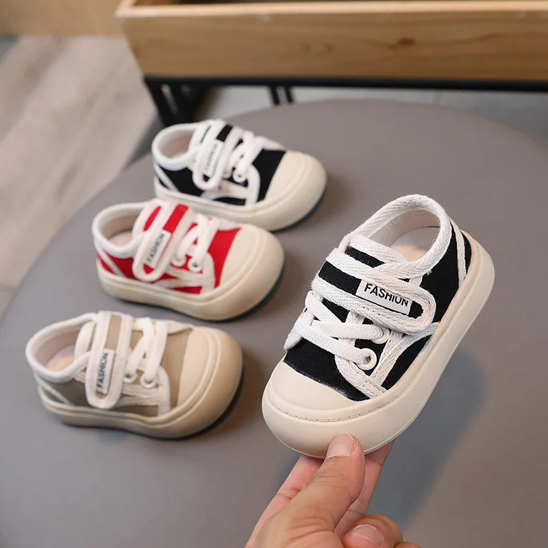 

Baby Shoes Children Canvas Shoes Comfort Soft Sole First Walkers Toddler Breathable Sneakers Baby Boys Girls Walking Shoes Bebes