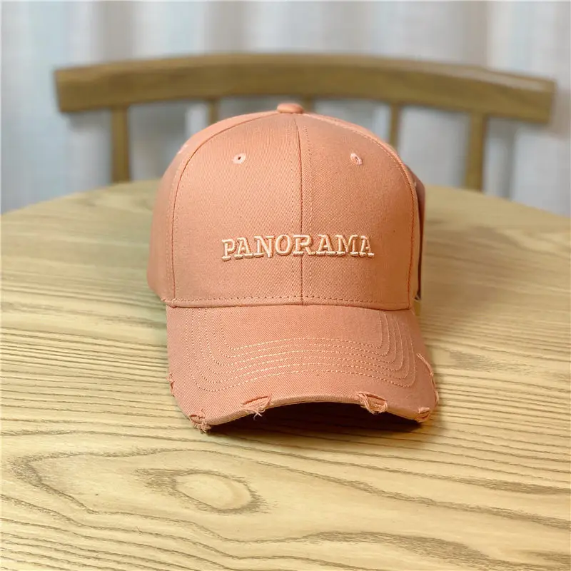 Three-dimensional Embroidered Letter Baseball Cap Cotton Back Buckle Hat Men's Women's UV Protection Casual Sports Dad Chapeau