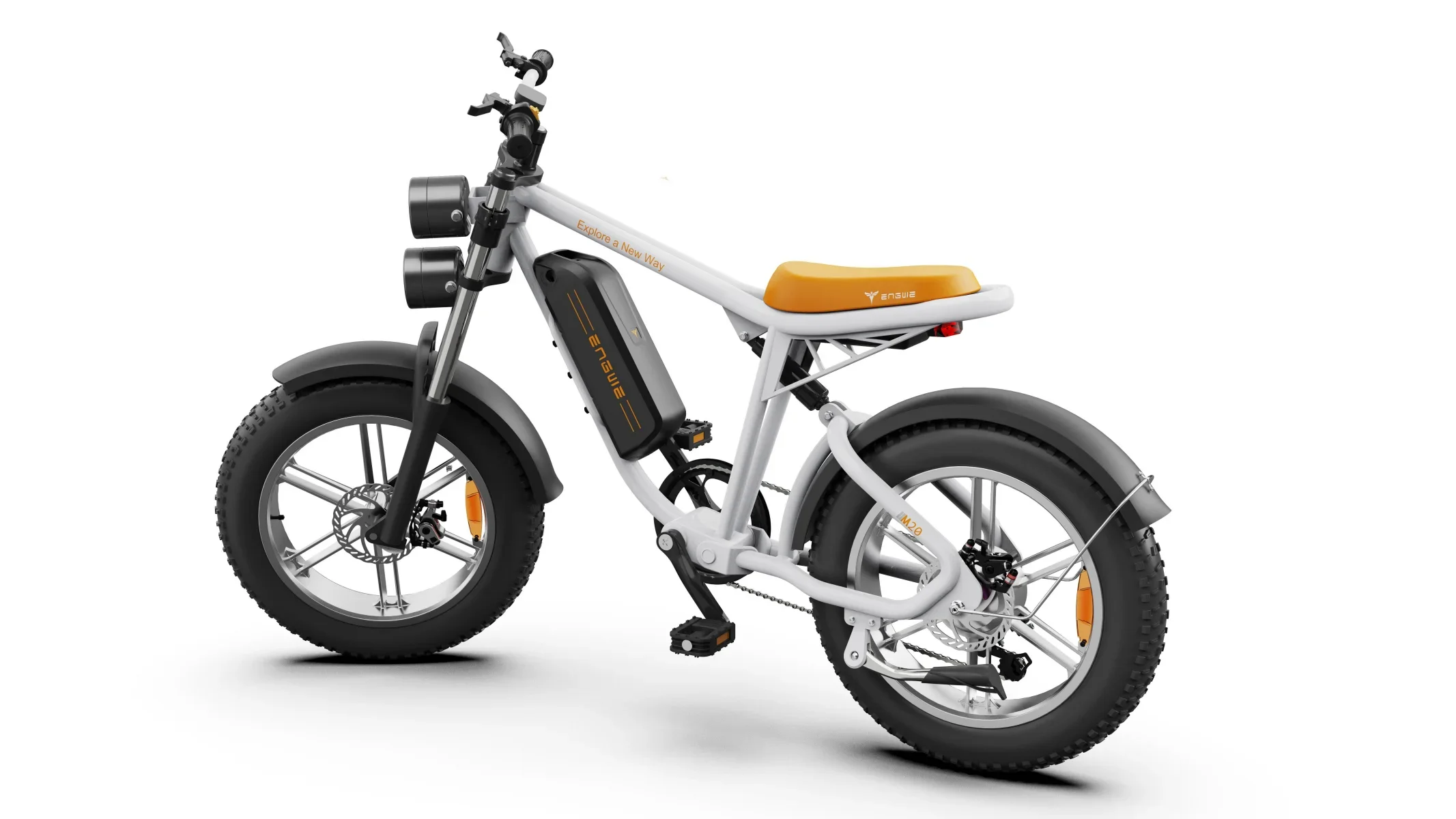 Engwe M20 13AH Lithium Battery Electric Motorcycle 20 inch Fat Tire Dual Suspension motorlike ebike factory for customize