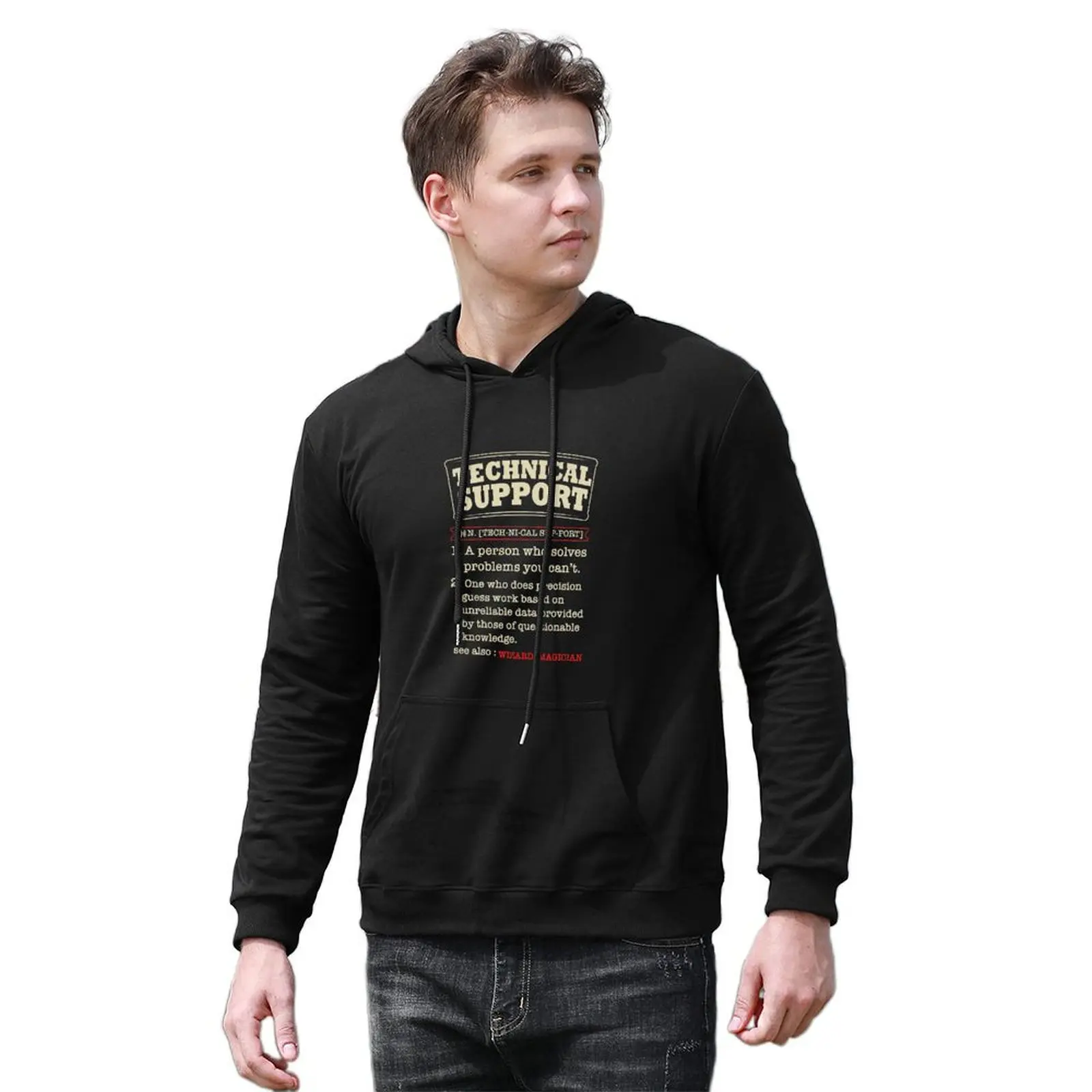 Tech Support Definition SysAdmin Camisa Sudadera con capucha Ropa de otoño para hombres Ropa para hombres Sudaderas con capucha para hombres