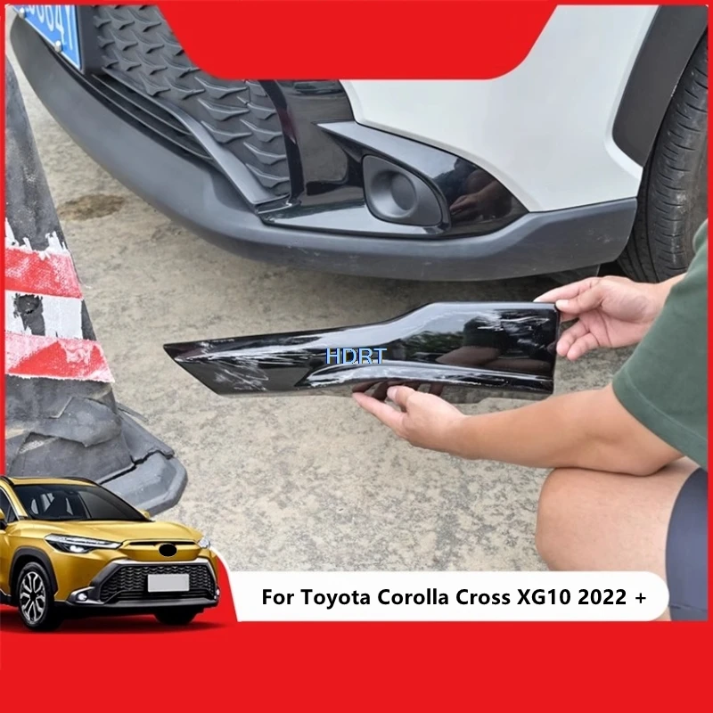 

Для Toyota Corolla Cross XG10 2022 + Стайлинг автомобиля, защита переднего бампера, защита от столкновений, угловая накладка, декоративные аксессуары