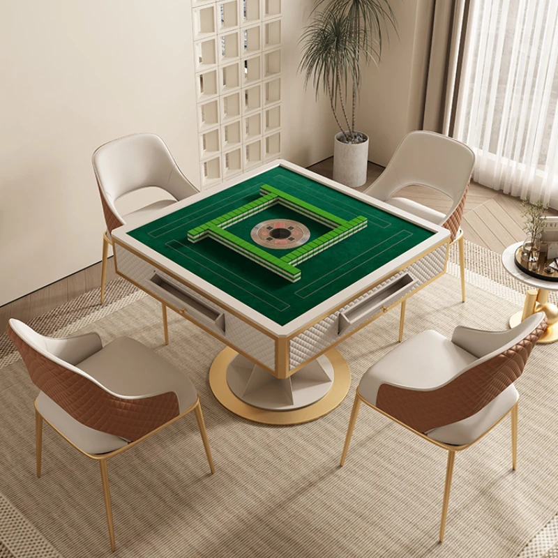 Automatic Mahjong Table Household Stone Plate Multi-Function Mute Mahjong Machine