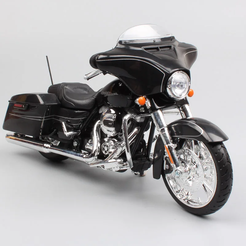 Motocykl Maisto Harley Dyna Super Glide FLHTK ELECTRA FLHR Road King CVO Tri Glide Touring w skali 1/12, model odlewany, zabawka.