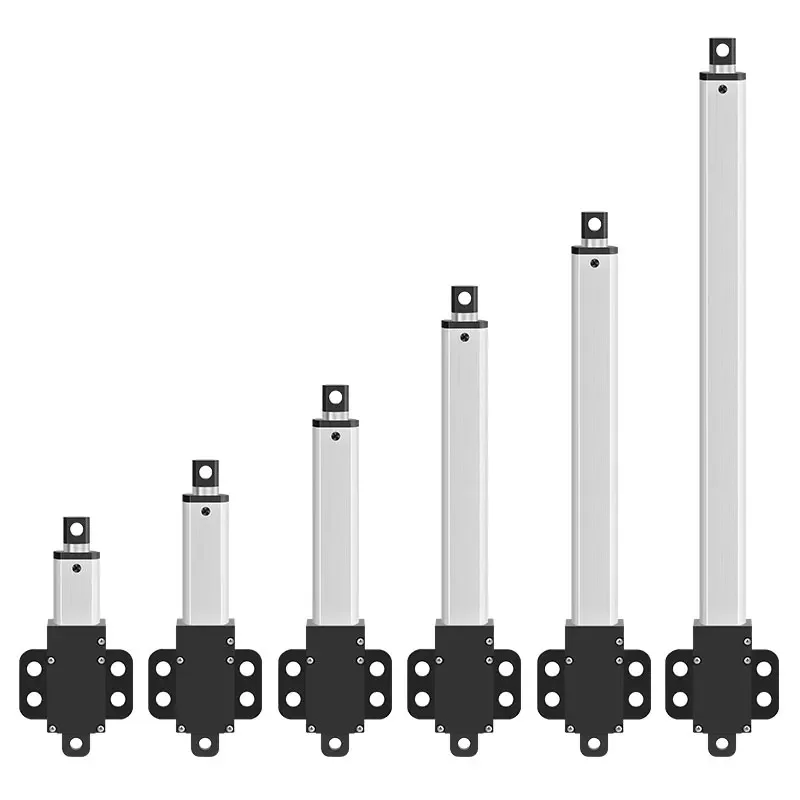 

DC 12V/24V Mini Linear Actuator, 4/8/15/30mm/s Speed Options, 150mm Stroke, 7kg Force, for Cabinet, Window Opener & Robotics