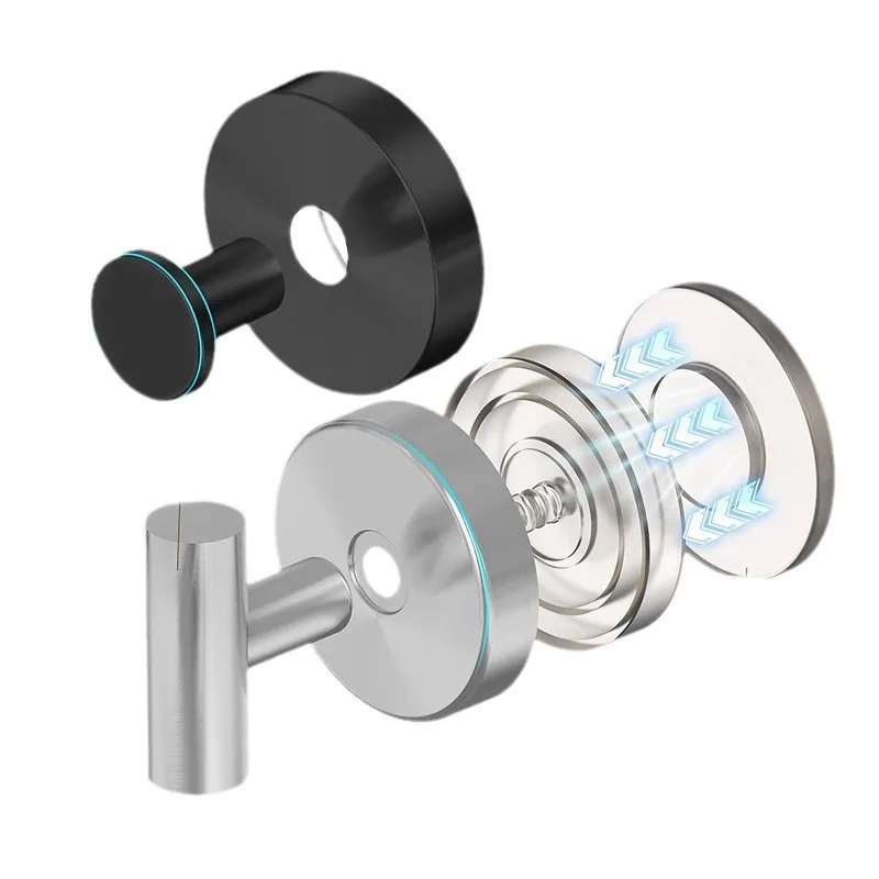 Kait Cangkir Hisap untuk Mandi, Kait Handuk untuk Kamar Mandi untuk Jendela, Kaca, Cermin, Ubin, Pancuran Tanpa Bor