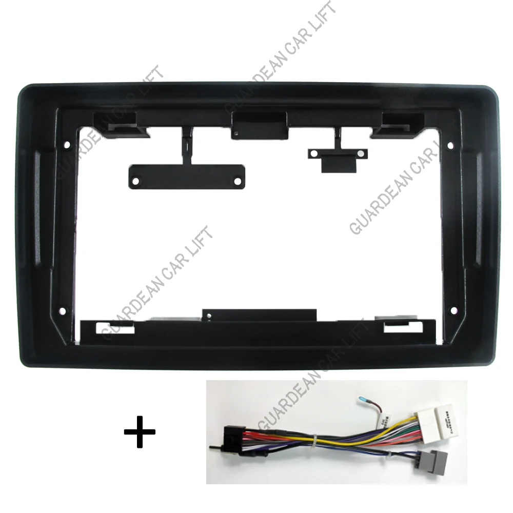 Quadro do rádio do carro para Nissan Pathfinder, Kit traço, instalar o console, adaptador de moldura, R51, 2004-2012, Navara D40, 2006-2012, 9\